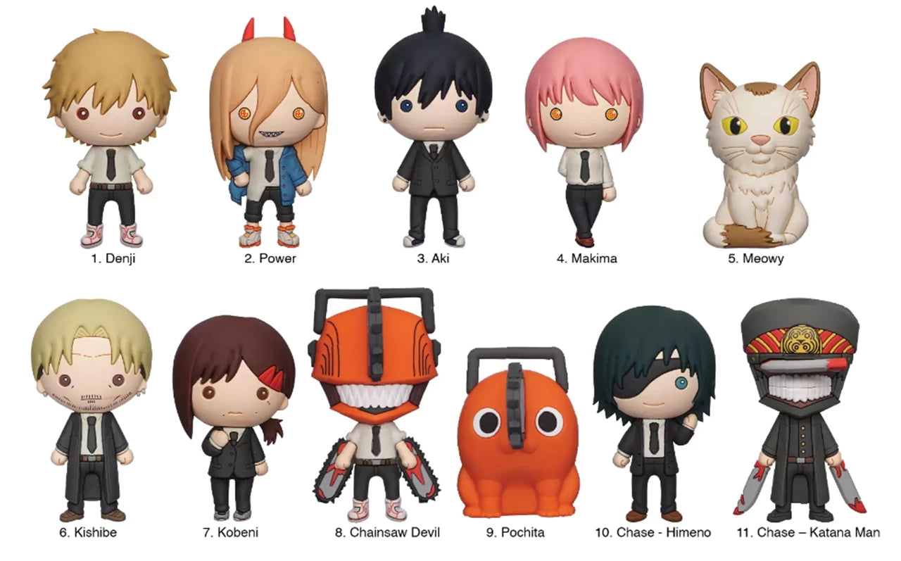 Figuras misteriosas anime Chainsawman (por pieza)