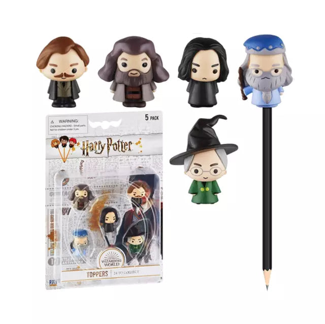 Figuras para lápices Harry Potter (5pzs)