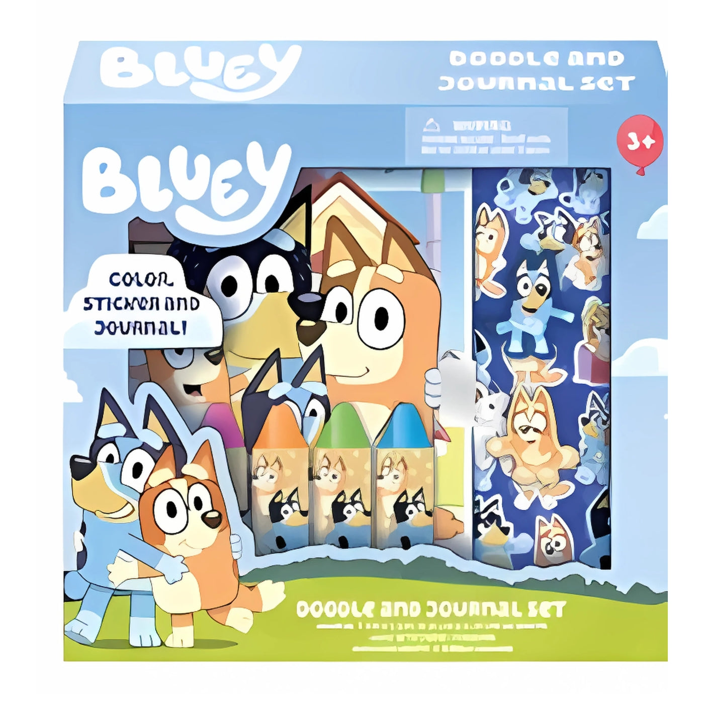 Set cuaderno y accesorios Bluey & Bingo