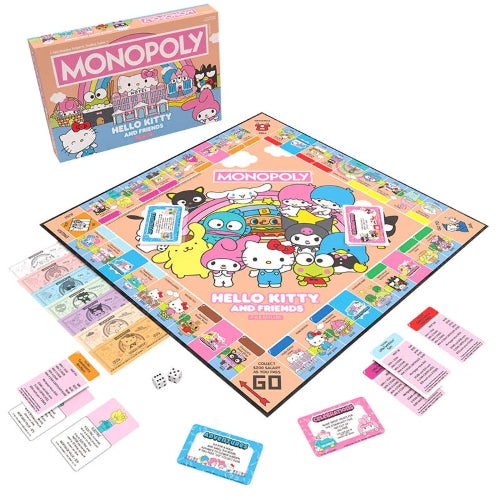 Juego de mesa Monopoly Hello Kitty & Friends Premium