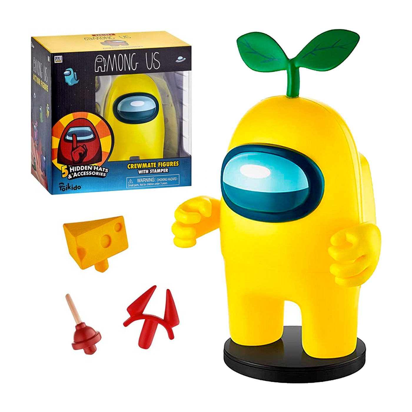 Figuras Among Us (Rosa o Amarillo)