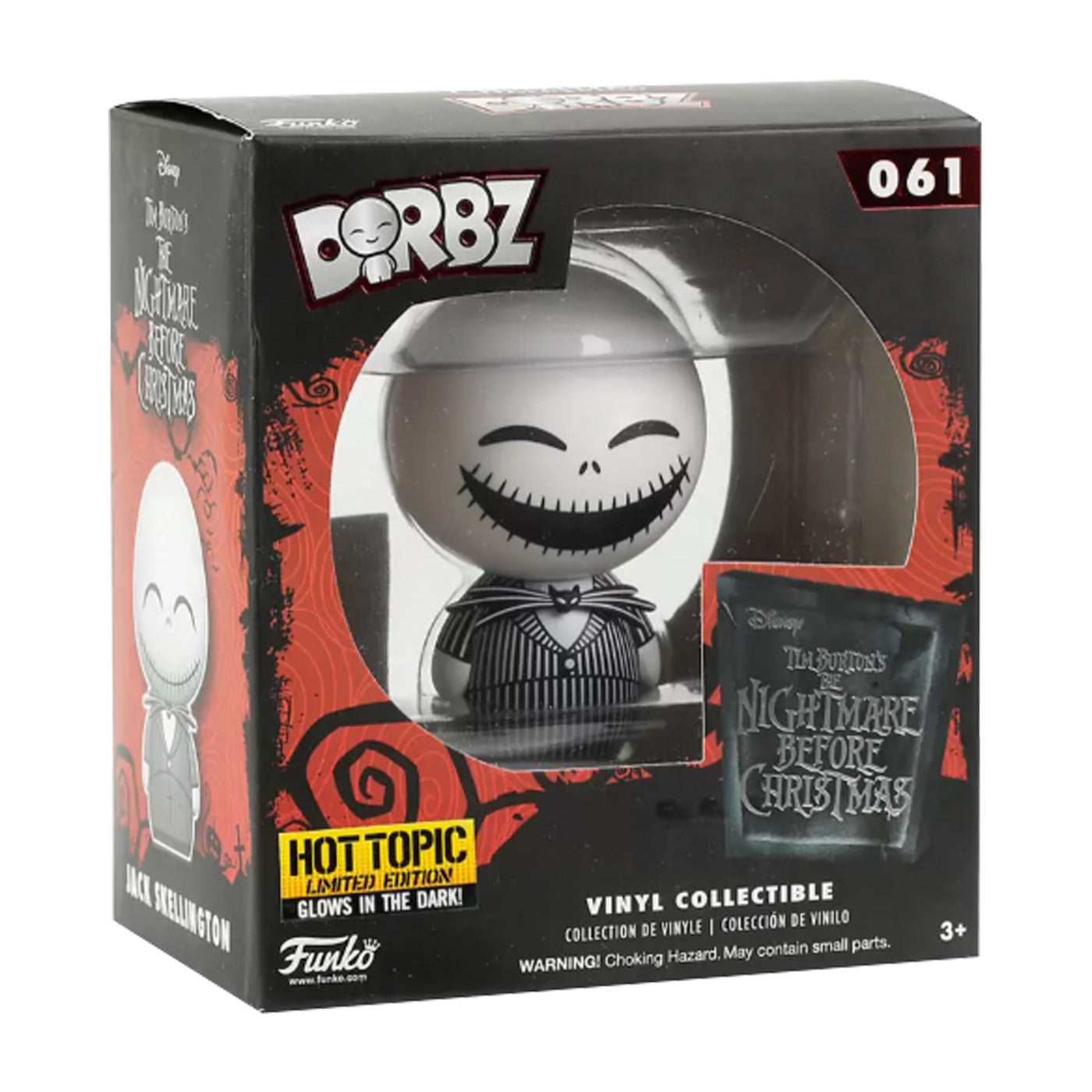 Funko DORBZ: Jack Skellington (Hot Topic Glow in the dark) (61)