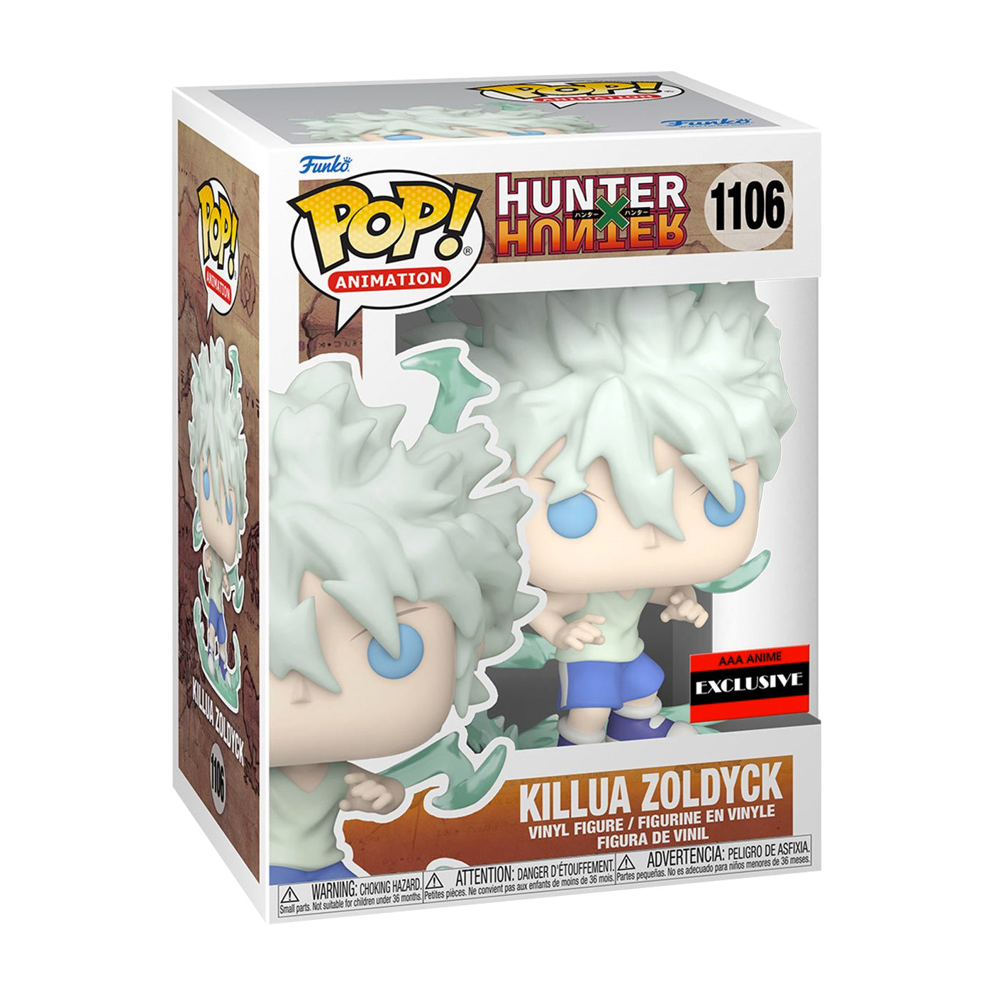 Funko Pop Animation: Killua Zoldyck (1106) (AAA-Exclusive)