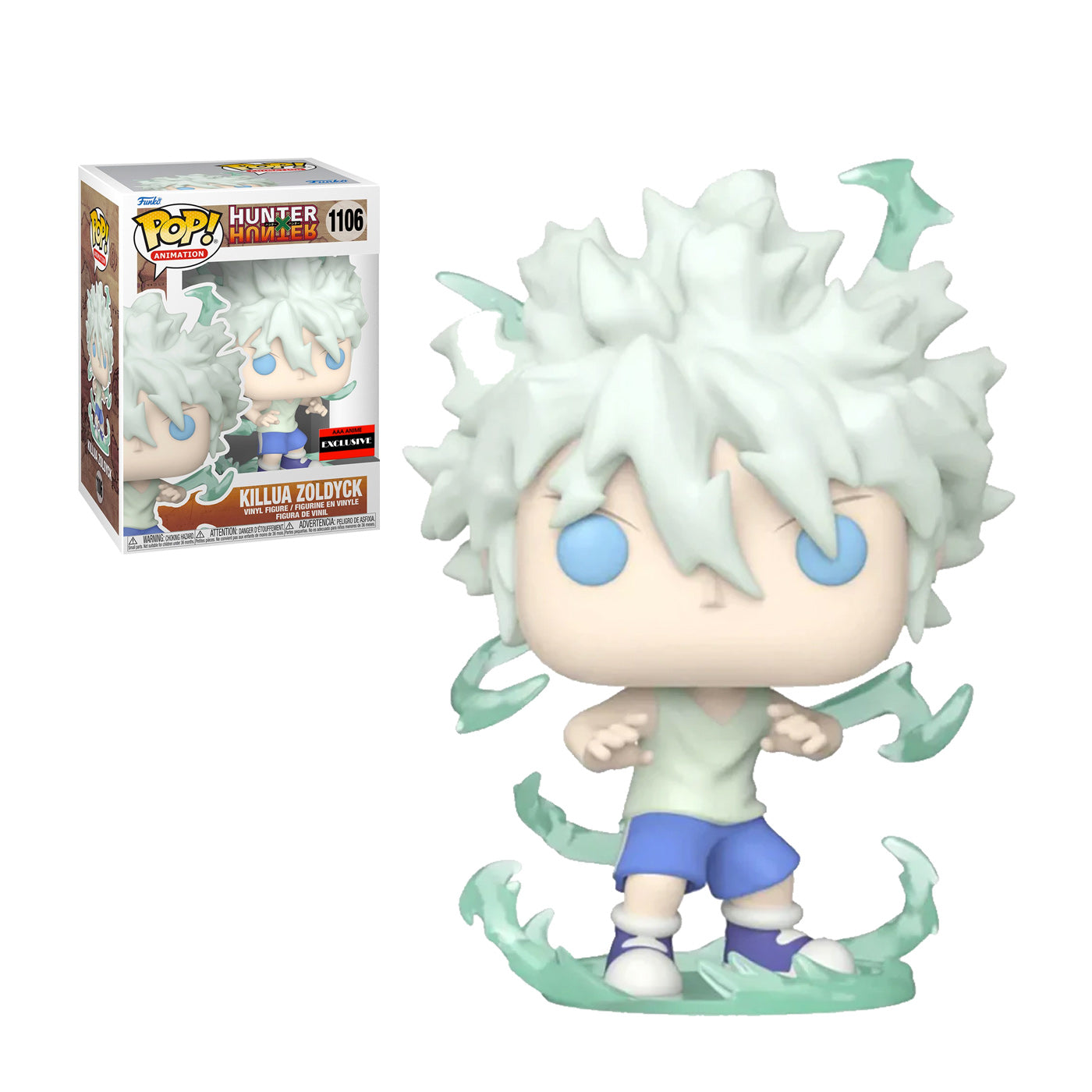 Funko Pop Animation: Killua Zoldyck (1106) (AAA-Exclusive)