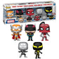 FUNKO POP PRODIGY / THE HORNEY / PRINCE OF ARACHNE / SPIDER - ARMOR MK l / SPIDER- ARMOR MK ll (PACK 5) ( AMAZON EXCLUSIVE )