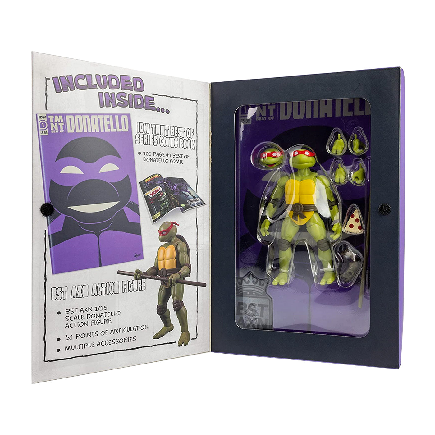 Donatello Comic Book + Action Figure