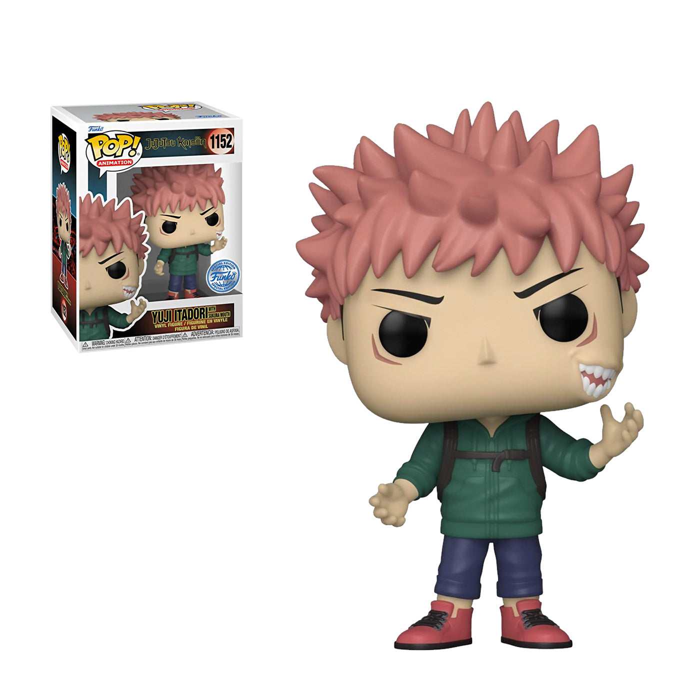 Funko Pop: Yuji Itadori with sukuna mouth (1152)