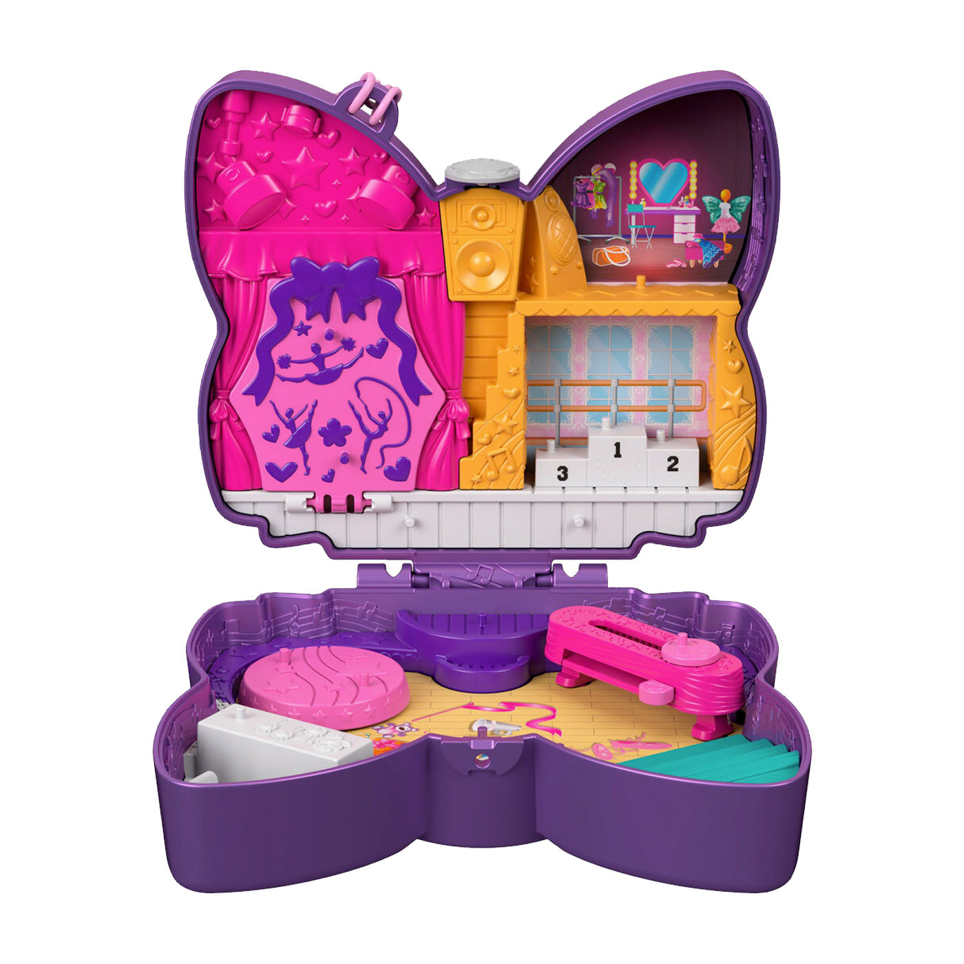 Polly Pocket Sparkle Stage Bow Compact