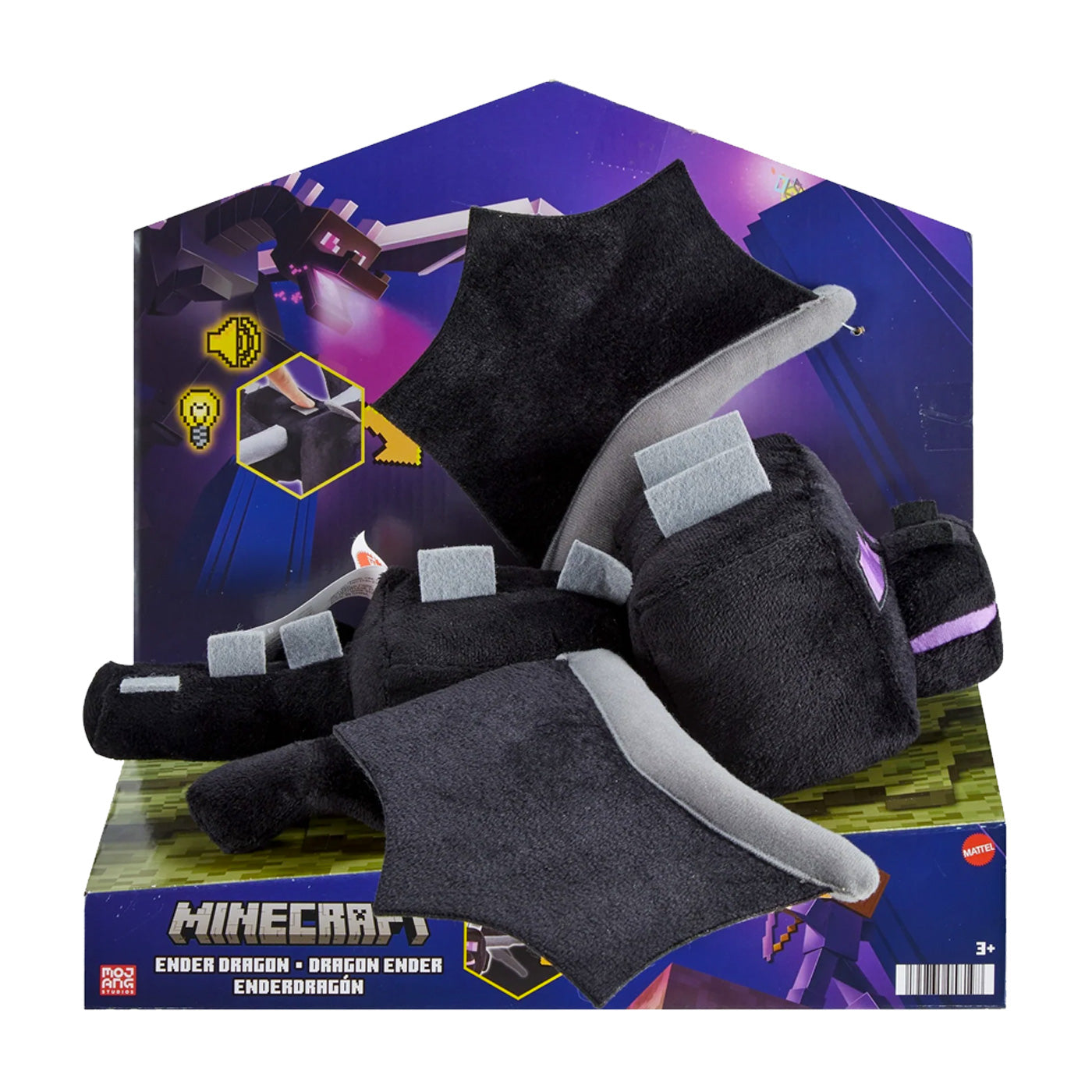 Minecraft: Ender Dragon Feature Plush