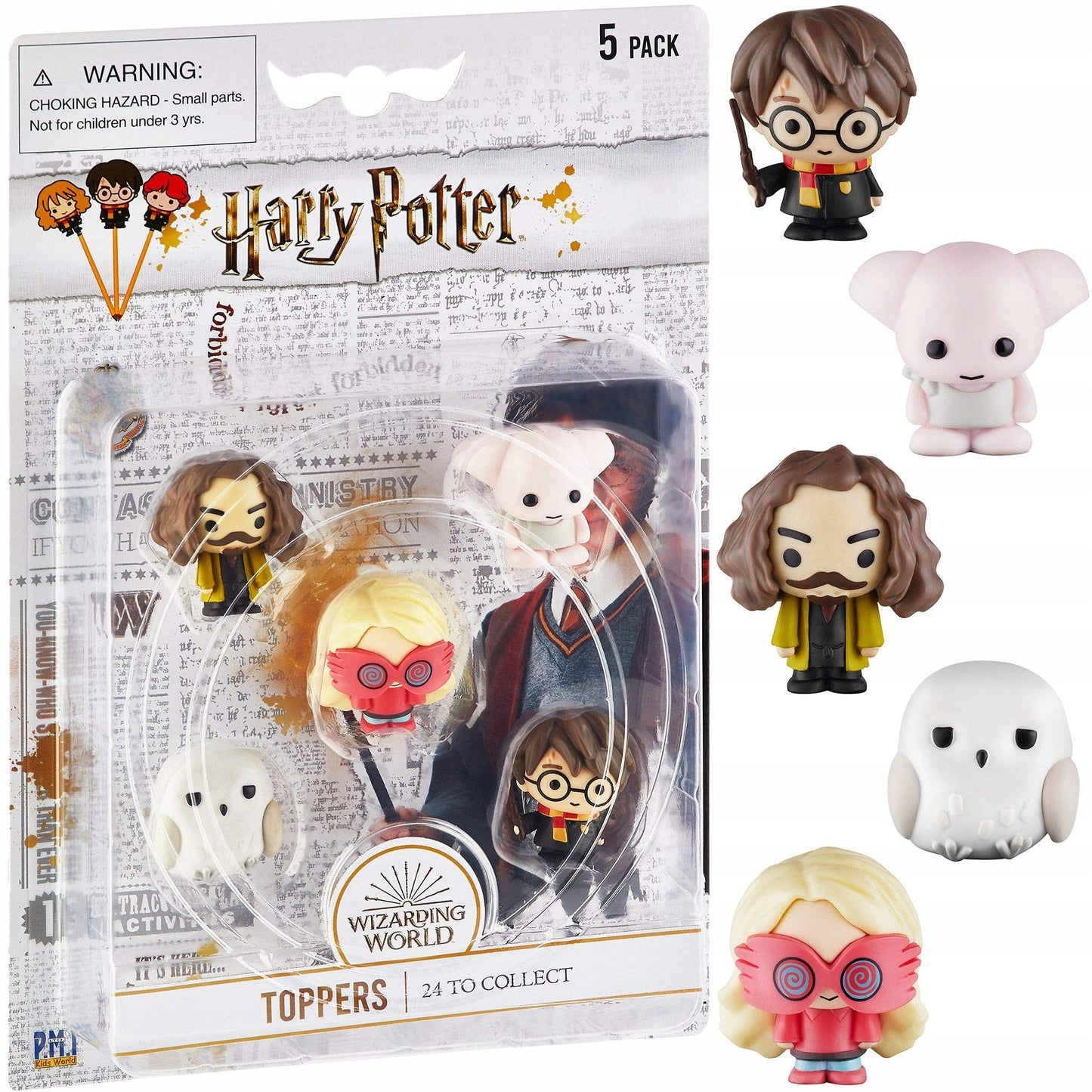 Figuras para lápices Harry Potter (de 5 pzs)