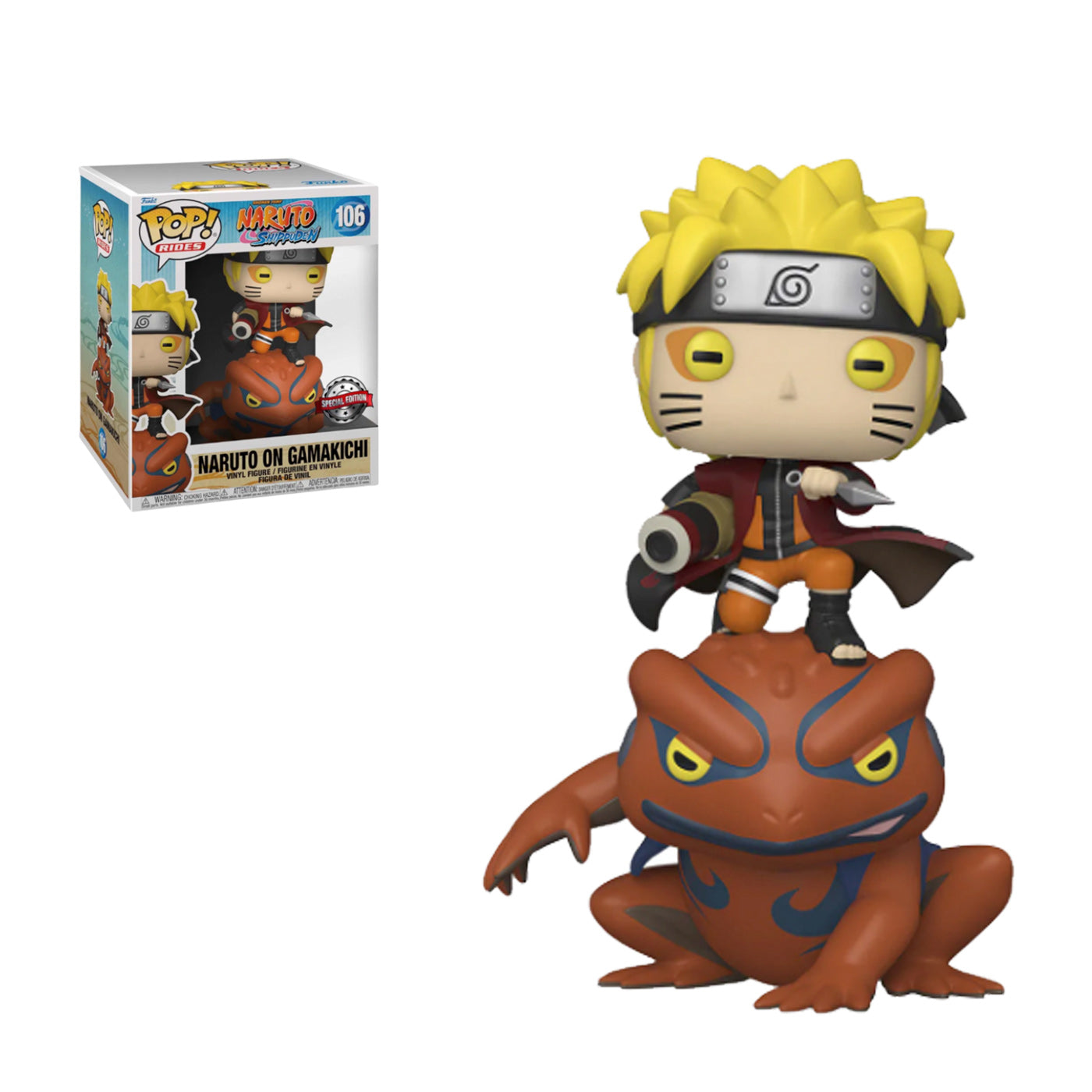 Funko Pop Rides: Naruto on Gamakichi (special edition) (106)
