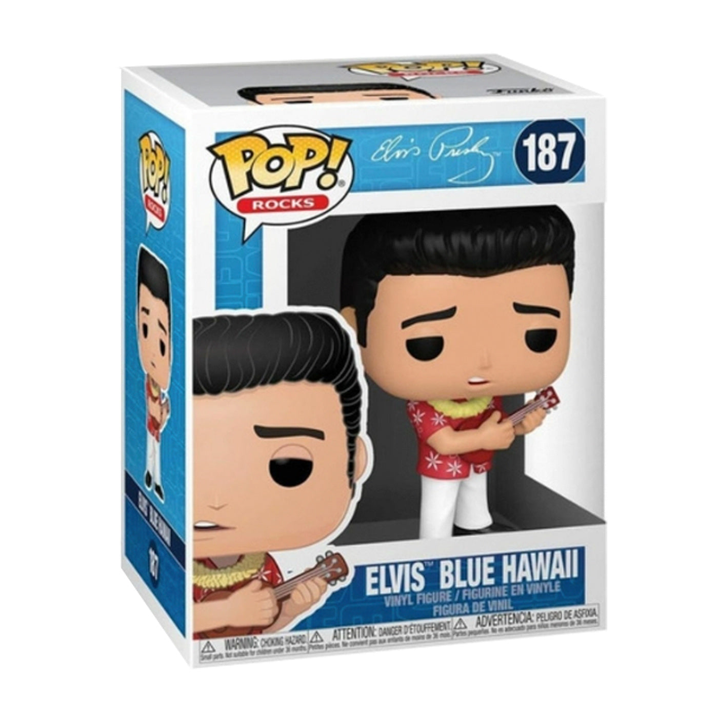 Funko Pop Rocks: Elvis Blue Hawaii (187)