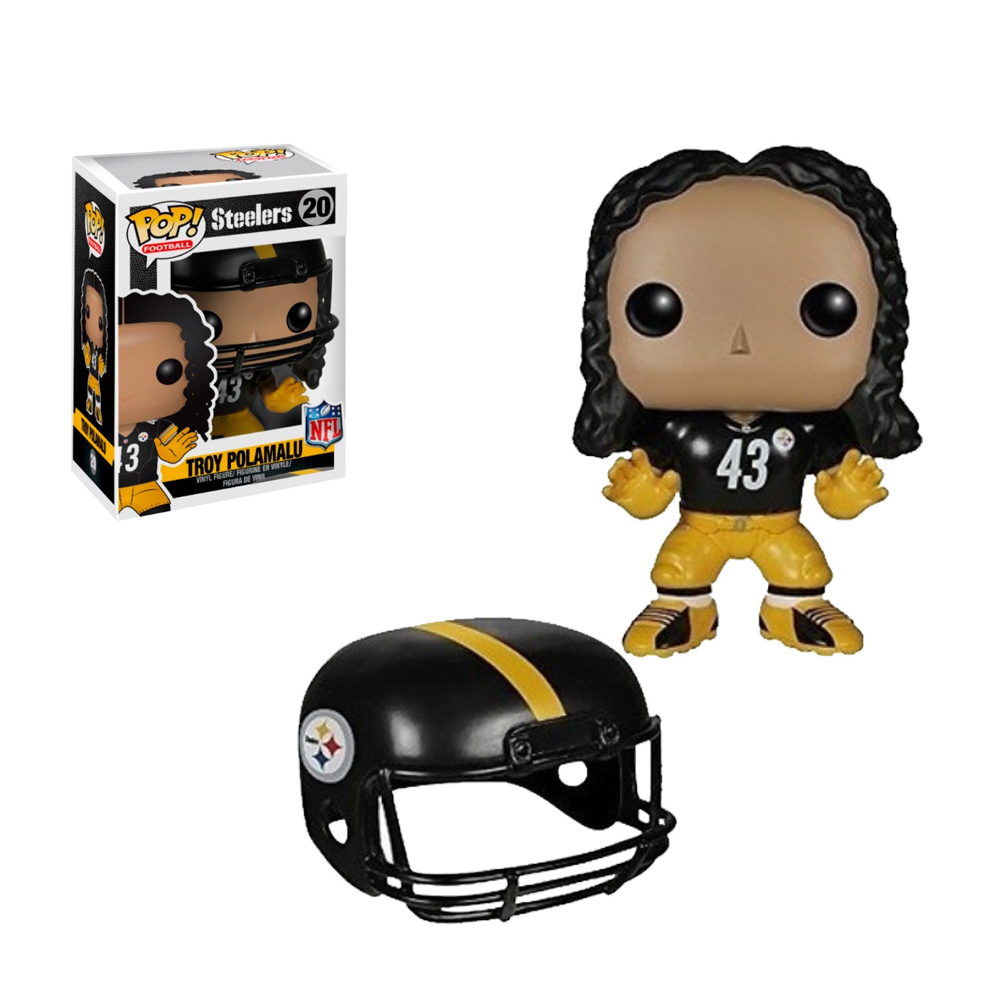 Funko Pop Football: Troy Polamalu (20)