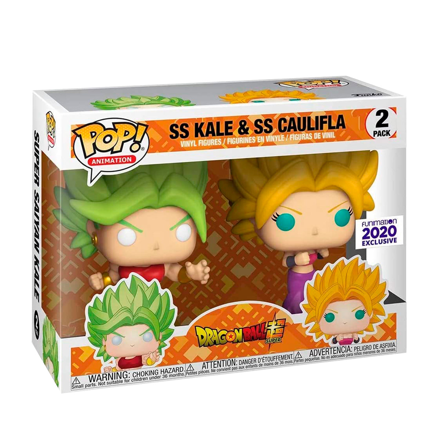 Funko Pop Animation: SS Kale & SS Caulifla (Funimation Exclusive)