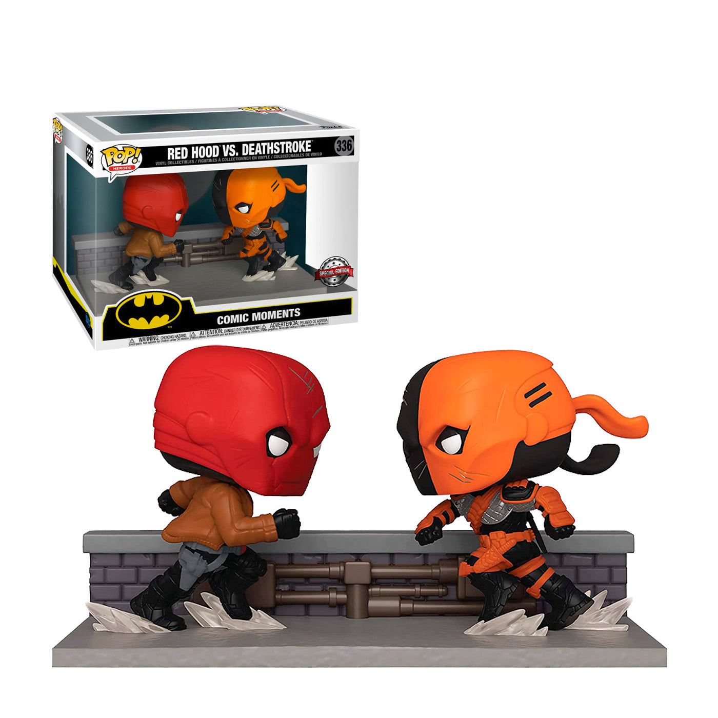 Funko Pop Heroes: Red Hood vs Deathstroke