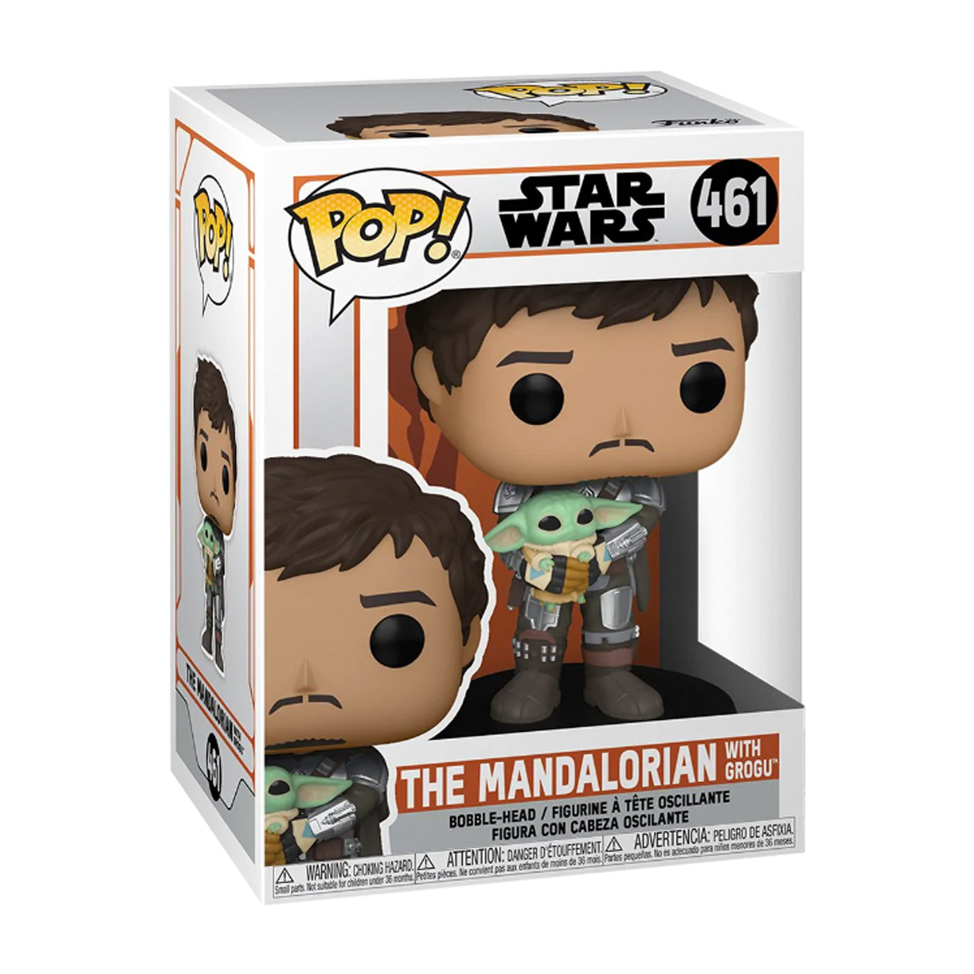 Funko Pop: The Mandalorian with Grogu (461)