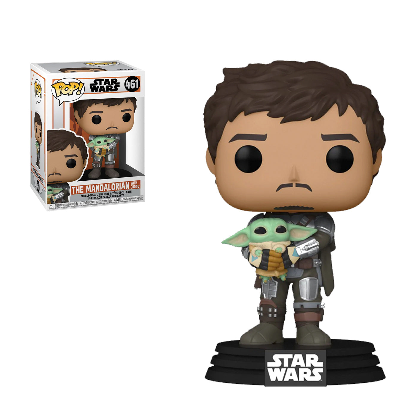 Funko Pop: The Mandalorian with Grogu (461)